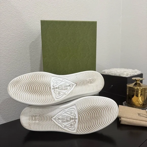 Gucci Ace GG Supreme Bees Sneaker Brown Multi 12.5 - Picture 7 of 8